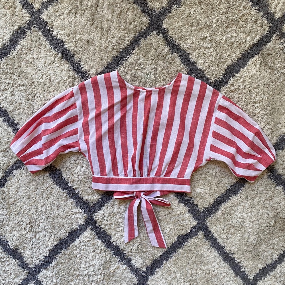 Striped Crop Top